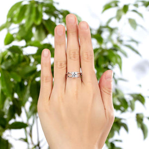 1 Carat Princess Cut Promise Ring