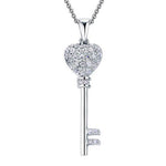 Love Key Sterling Silver Necklace