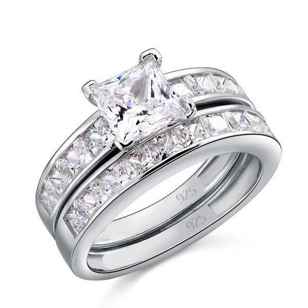 Greenberg's Solitaire Collection 1 ct princess cut solitaire engagement ring  SPCL0053 - Greenberg's Jewelers