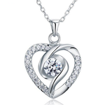 .5 Carat Heart Shape Necklace
